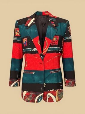 HOT STUFF - Vintage Abstract Blazer.